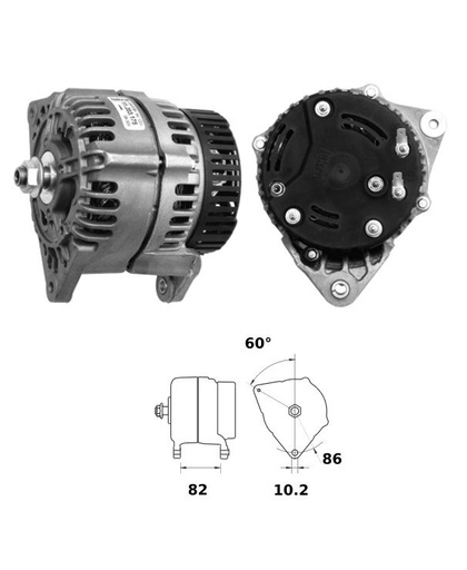 [ISKRIA1327] Alternator Iskra  12V - 120 A