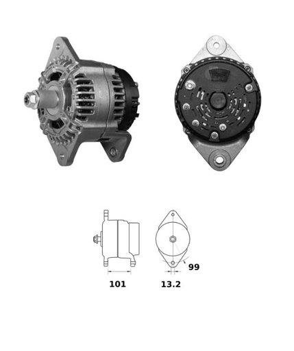 [ISKRIA1512] Alternator Iskra 14V - 200 A