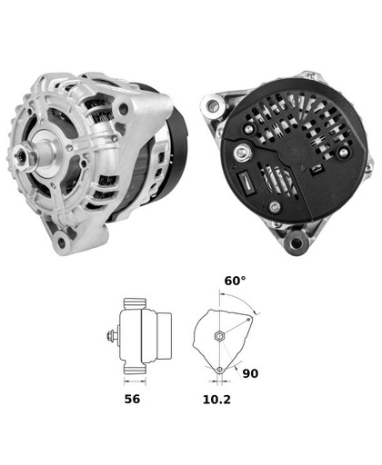 [ISKRIA1670] Alternateur Mahle MG162  14V - 150 A