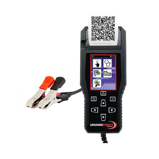 [LEMAT13] Testeur 12/24V avec imprimante pour batteries et syst. de charge et démarrage