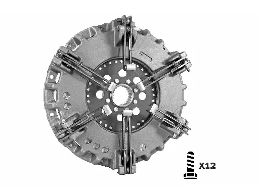 [LUKK231 0021 11] Mécanisme double disque avancement sans ressorts