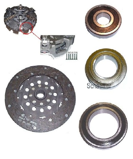 [LUKK628 3123 00] Kit met lager (500 0288 00 en 500 0284 00)