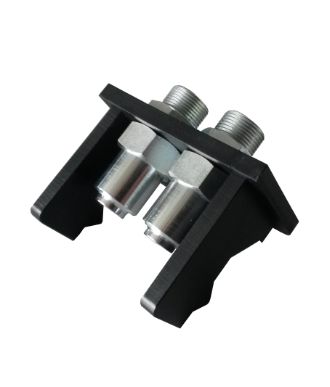 [MACH02MMV] Multicoupleurs 2 prises rapide M22x1,5 / 15L - partie mobile - face plate NS