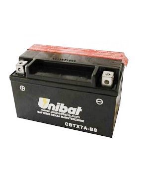 [MAGNMOTX7A-BS] Batterij 12V - 6AH - 150 x 87 x 94 - Plus links