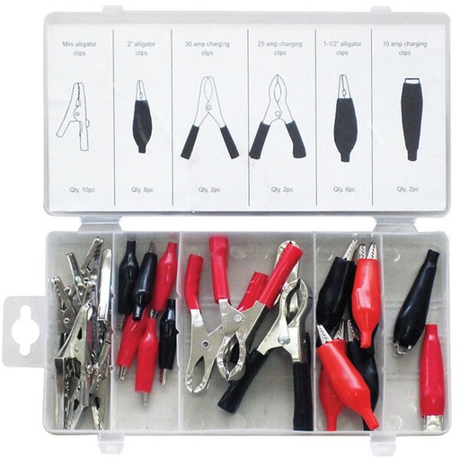 [PACAFD-1020] Assortiment pinces crocodile 28 Pcs