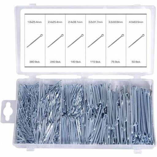 [PACAFD-6008] Assortiment splitpennen 555-delig