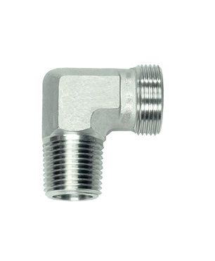 [RAST7514-L0610] Haakse koppeling 90° mannelijk (06L - M12X1,5) x mannelijk (M10x1,0 conisch)