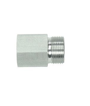 [RAST7575-S0804] Rechte koppeling mannelijk (08S - M16X1,5) x vrouwelijk (1/4" BSP)