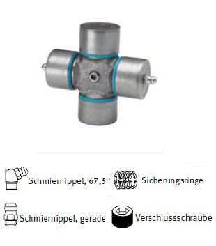 [WALT35.00.133] Kruis 32x76 met 2 smeernippels lateraal - serie P