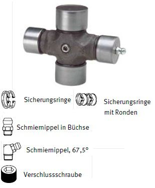 [WALT35.06.141] Kruis 32x76 - 27x94 met 1 smeernippel lateraal 