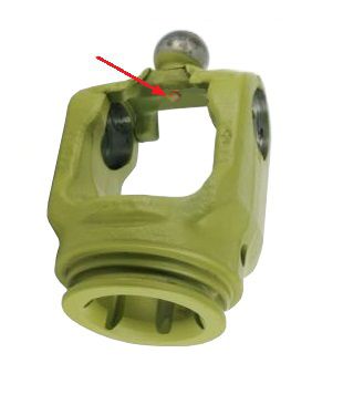 [WALT35.13.112] Gaffel voor buis 37,0 x 51,0 (serie S4LGA) (Met centrale smering)