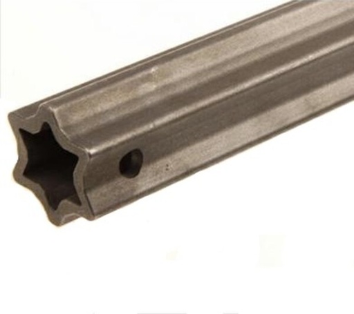 [WALT75.43.104L1400] Tube profilé S4LH - 37,0 x 51,0 - longueur 1400mm - trempé