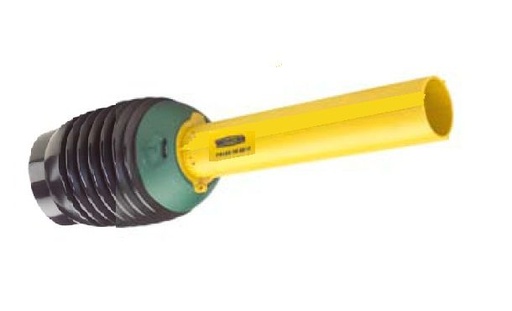 [WALTPGH20L1000-BU03] Stofkap Buiten PG20 lengte 1000mm met lange kap Ø 200mm
