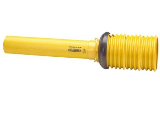 [WALTSDH25/1L1500-BI12] Protection Intérieur SD25/1  longueur 1500mm avec coiffe Ø 152 mm
