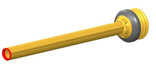 [WALTSTH25L1000-BIGD] Protection intérieur ST25 longeur 1000mm avec coiffe Ø 185mm