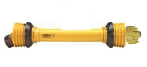[WALTW2500SL0710SD2556] Cardan 1.3/8"-6 x Slipkoppeling K90/4T 1.3/4"-20 165daNm / L= 0710