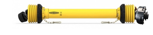 [WALTW400EL1010SD2556] Complete Koppelingsas 1.3/8"-6 x slipkoppeling (4) 1.3/8"-6 (56.221.16/135)/ L= 1010