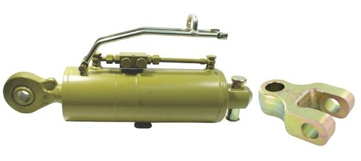 [WKSS8078273] Hydraulisch derde punt CAT 3/90 - slag 250 mm - kogel Ø32,3 - gaffelkop Ø 32,3  --> 147KW