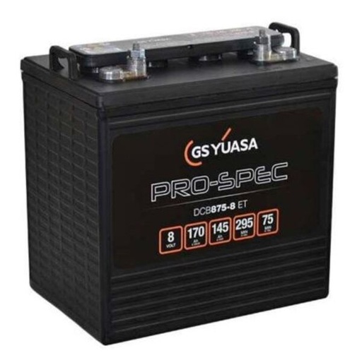 [YUASDCB875-8] Batterie traction 8V  264x181x245 - 170AH