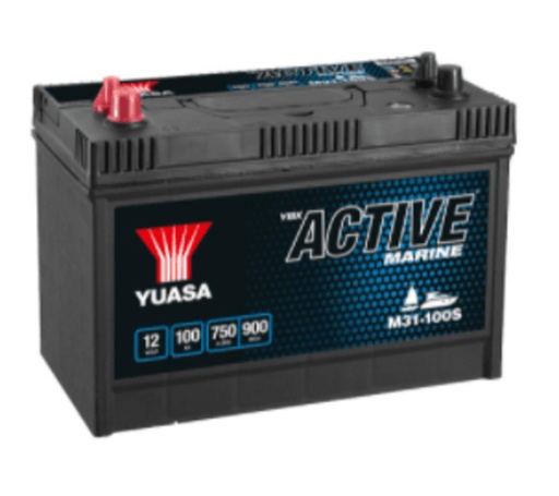 [YUASM31-100] Batterij met zuur - 100 AH - 330x173x240