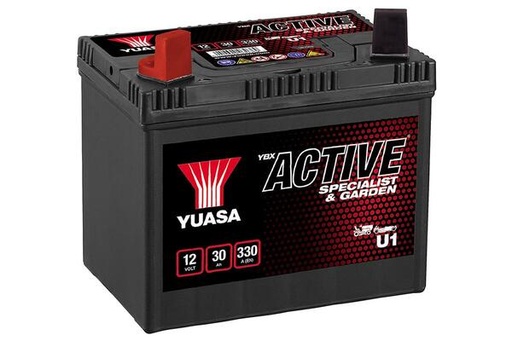 [YUASU1] Batterie humide 12V-30AH - 194x126x183 (+ à gauche)