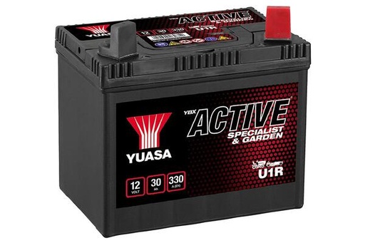[YUASU1R] Batterij 12V-30AH - 194x126x183 (+ rechts)