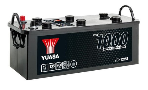 [YUASYBX1222] Batterij 12V - 135AH - 510x216x210 - Plus links 