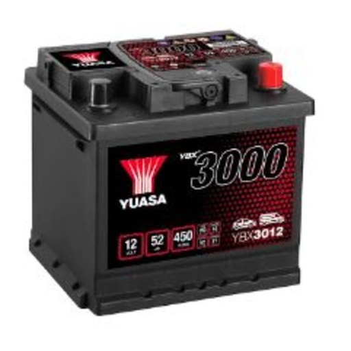 [YUASYBX3012] Batterij 12V - 52AH - 207x175x190