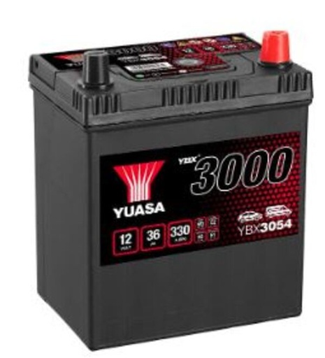 [YUASYBX3054] Batterij 12V - 36AH - 187x127x227