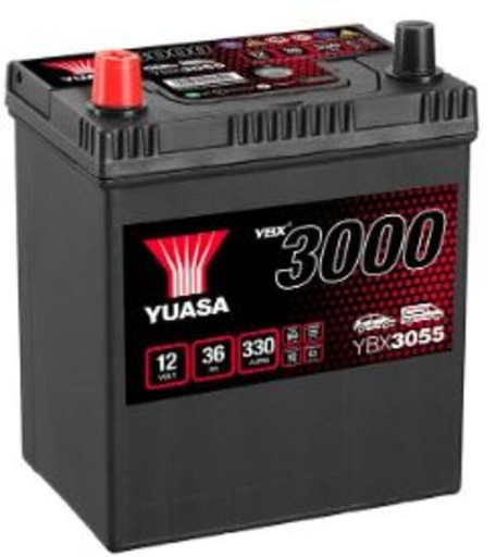 [YUASYBX3055] Batterij 12V - 36AH - 187x127x227