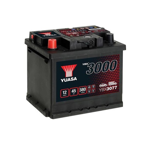 [YUASYBX3077] Batterij 12V - 45AH - 207x175x190