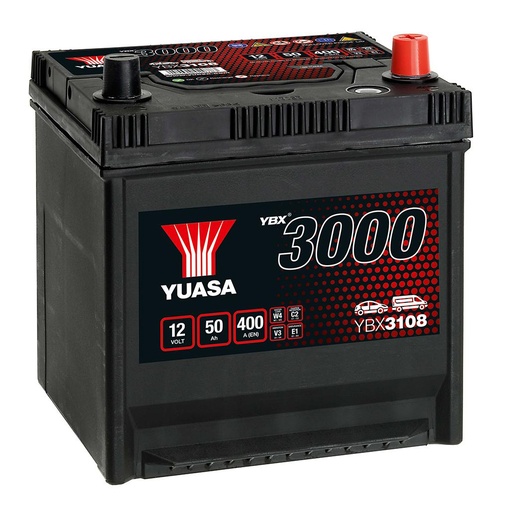 [YUASYBX3108] Batterij 12V - 50AH - 202x173x225