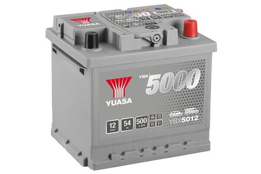 [YUASYBX5012] Batterij 12V - 54AH - 207x175x190