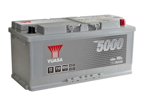 [YUASYBX5020] Batterij 12V - 110AH - 394x175x190