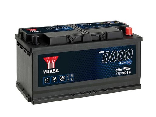 [YUASYBX9019] Batterij 12V AGM - 95AH - 353x175x190