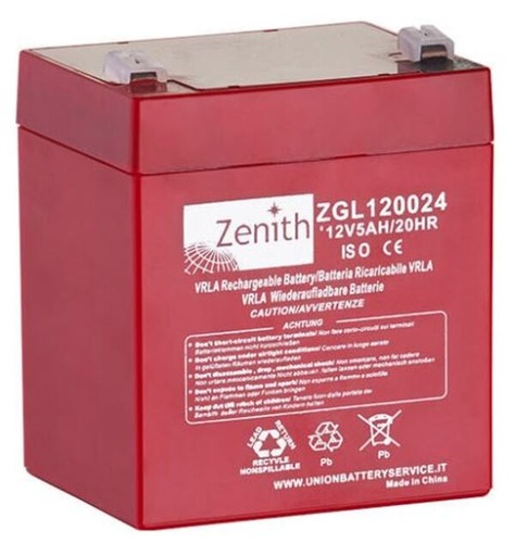 [ZENIZGL120024] Batterij AGM 12V - 5AH - 90x70x101mm