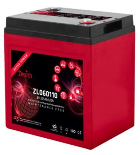 [ZENIZL060110] Bat.deep-cycle 06V-225AH - 180x270x275mm